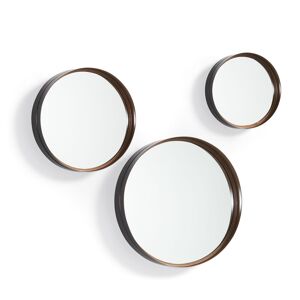 Set Ralphe de 3 espejos de acero Ø 51 cm / Ø 41 cm / Ø 30 cm