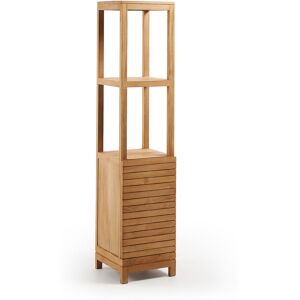 Estantería de baño Kuveni de madera maciza de teca 40 x 182 cm