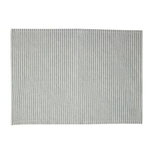 Set Imalay de 2 manteles individuales de algodón y lino gris 35 x 50 cm