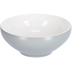 Bol Sadashi grande de porcelana blanco y gris