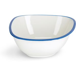 Bol grande Odalin de porcelana blanco y azul