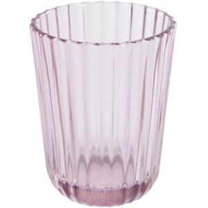 Vaso pequeño Savelia de cristal rosa claro