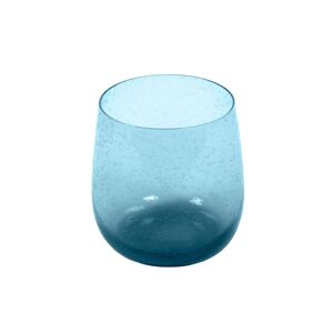 Vaso Dusnela cristal azul