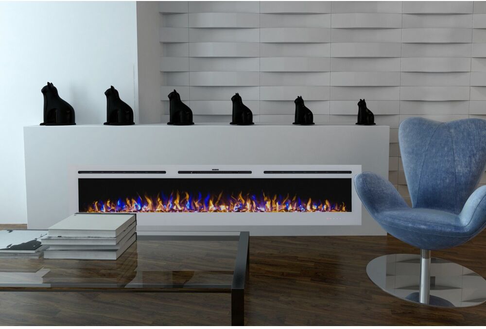 Kamin Klaus SL CHIMENEA ELÉCTRICA EMPOTRABLE 254 cm - KAMIN white NICE 100 Kamin Klaus SL CHIMENEA ELÉCTRICA EMPOTRABLE 254 cm - KAMIN white NICE 100