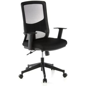 Hjh Silla de Oficina LABITA, Uso 8 horas, Mec Sincronizado, Negro