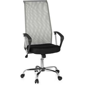 Hjh Silla de oficina KIO 200, 4h, respaldo, negro/gris claro