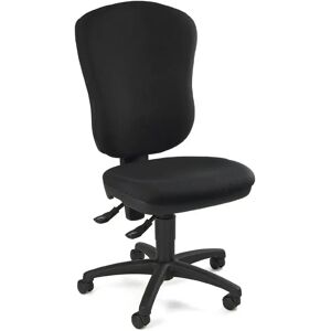 Hjh Silla ergonómica SALMA 20, respaldo anatómico, uso 8 horas, en negro