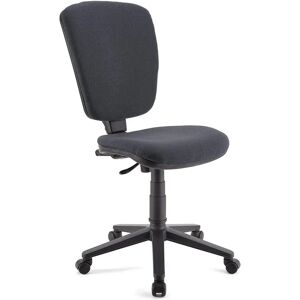 Ofisillas Silla de oficina CALIPSO SIN BRAZOS, respaldo ajustable, en tela gris