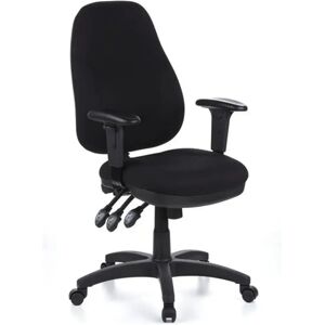 Hjh Silla ergonómica ZENIT PRO uso 8h, regulable, negra