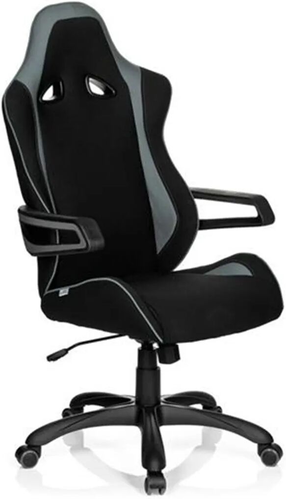 Hjh Silla Ordenador Gaming RACER PRO II uso 8h, color gris/negro