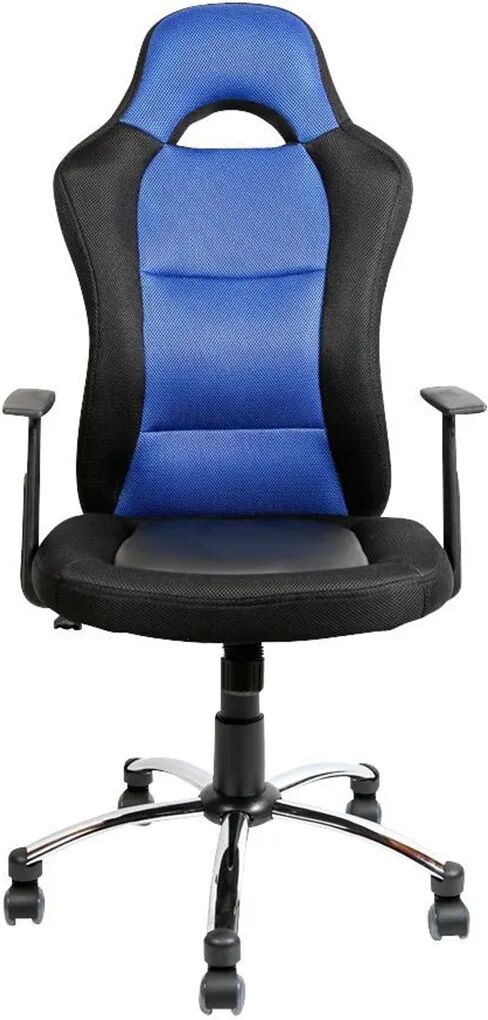 Ofisillas Silla Gamer Deportiva MICHIGAN, gran acolchado, Color Azul