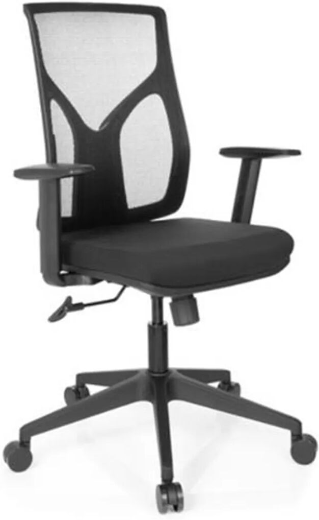 Hjh Silla de oficina TURIN, uso 8 horas, en negro