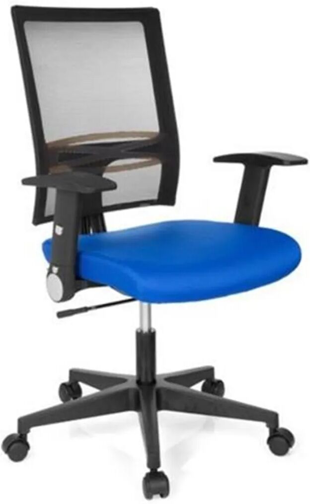 Hjh Silla de oficina SOHO, soporte lumbar, en azul