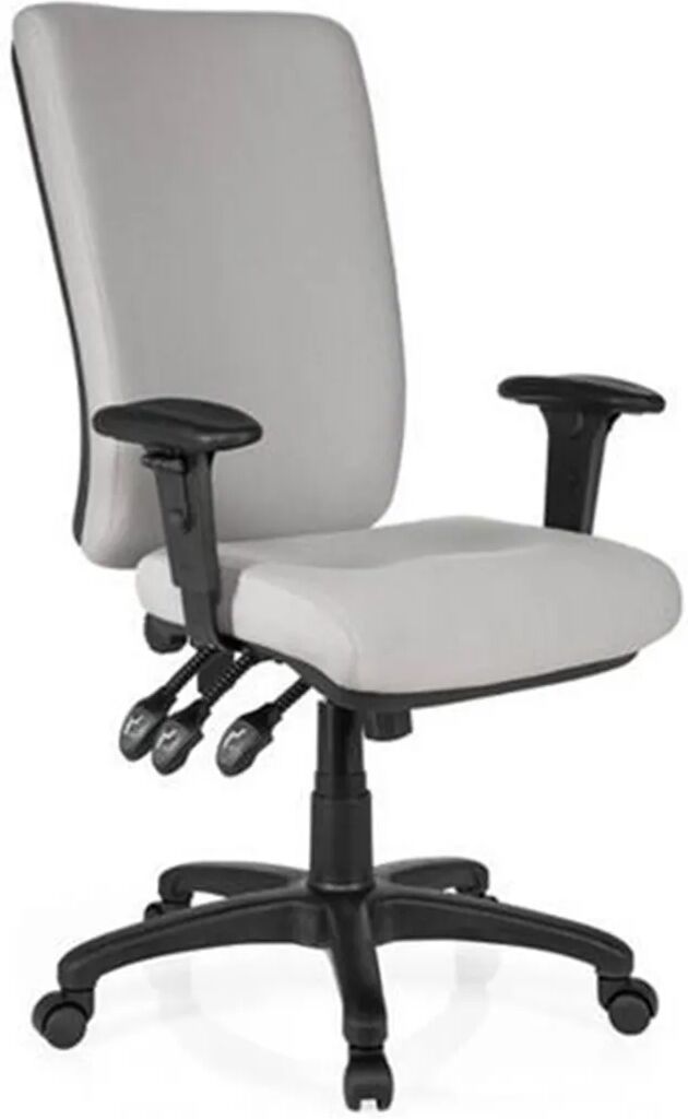 Hjh Silla ergonómico ZENIT MAX uso 8h, regulable, en gris