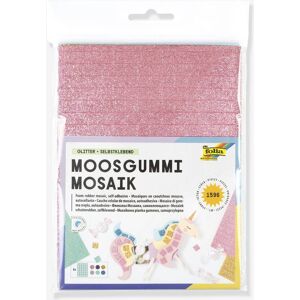 Mosaico de goma EVA adhesiva GLITTER folia, 6 hojas multicolor Mosaico de goma EVA adhesiva GLITTER folia, 6 hojas multicolor