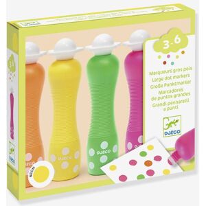 4 Rotuladores de puntos grandes DJECO amarillo 4 Rotuladores de puntos grandes DJECO amarillo