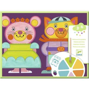 Pintura con paleta DJECO violeta Pintura con paleta DJECO violeta