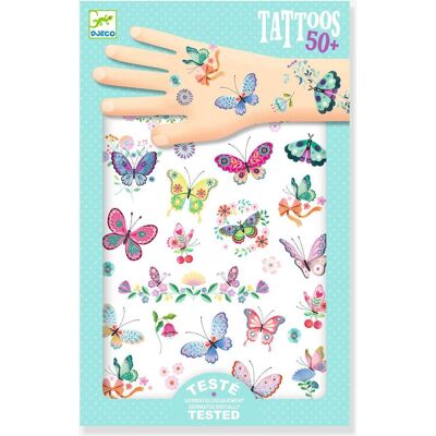Tatuajes de mariposas de ensueño - DJECO multicolor Tatuajes de mariposas de ensueño - DJECO multicolor