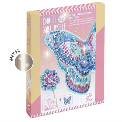 Kit creativo “Como un hada, con ala y varita” DJECO azul Kit creativo “Como un hada, con ala y varita” DJECO azul