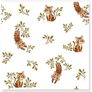 Papel pintado Tigre Sabana Felidae LILIPINSO marrón