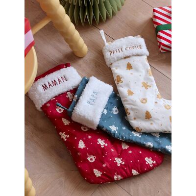 VERTBAUDET Pack de 3 calcetines de Navidad rojo VERTBAUDET Pack de 3 calcetines de Navidad rojo