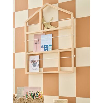 VERTBAUDET Collage decorativo casa de madera beige VERTBAUDET Collage decorativo casa de madera beige