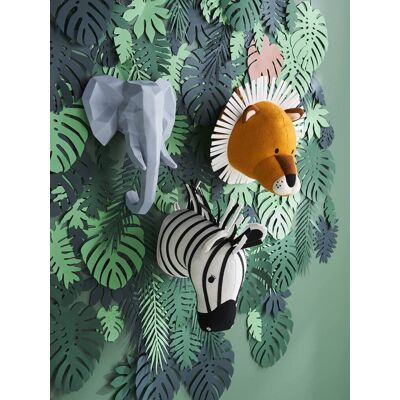 VERTBAUDET Adorno decorativo para pared naranja claro liso con motivos VERTBAUDET Adorno decorativo para pared naranja claro liso con motivos