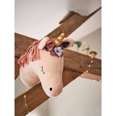 VERTBAUDET Decoración de pared Unicornio rosa claro bicolor/multicolor VERTBAUDET Decoración de pared Unicornio rosa claro bicolor/multicolor