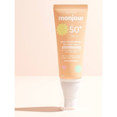 Spray solar invisible SPF 50+ MONJOUR blanco Spray solar invisible SPF 50+ MONJOUR blanco