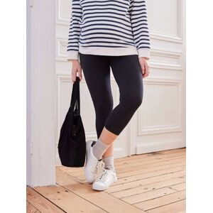 VERTBAUDET Leggings cortos de punto stretch para embarazo negro