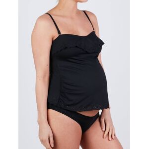 Tankini de embarazo Bloom CACHE COEUR negro