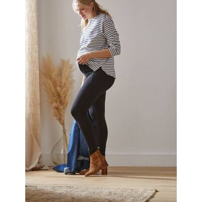VERTBAUDET Leggings de embarazo de punto milano negro oscuro liso VERTBAUDET Leggings de embarazo de punto milano negro oscuro liso