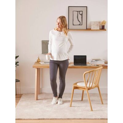 VERTBAUDET Vaqueros slim para embarazo, entrepierna 69 cm gris oscuro liso VERTBAUDET Vaqueros slim para embarazo, entrepierna 69 cm gris oscuro liso