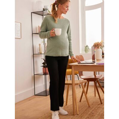 VERTBAUDET Pantalón ancho para fiestas, embarazo negro oscuro liso VERTBAUDET Pantalón ancho para fiestas, embarazo negro oscuro liso