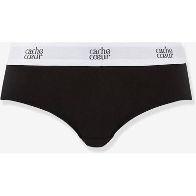 Shorty de embarazo de talle bajo Life CACHE COEUR negro Shorty de embarazo de talle bajo Life CACHE COEUR negro