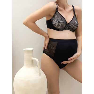 Braguita de talle alto para embarazo Dahlia CACHE COEUR negro Braguita de talle alto para embarazo Dahlia CACHE COEUR negro