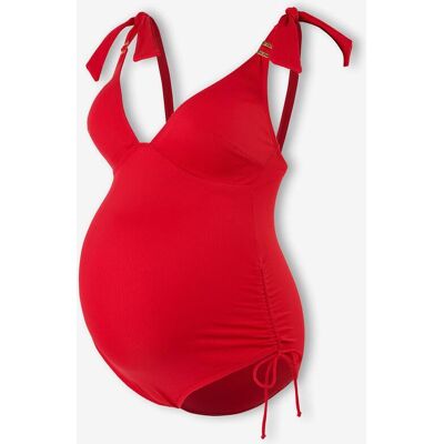 Bañador para embarazo Porto Vecchio CACHE COEUR rojo Bañador para embarazo Porto Vecchio CACHE COEUR rojo