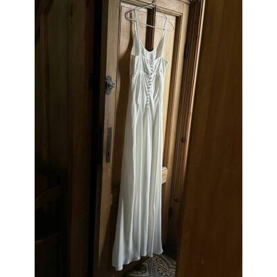 Vestido de novia de crepe, para embarazada o mujer, colección cápsula boda ENVIE DE FRAISE crudo Vestido de novia de crepe, para embarazada o mujer, colección cápsula boda ENVIE DE FRAISE crudo