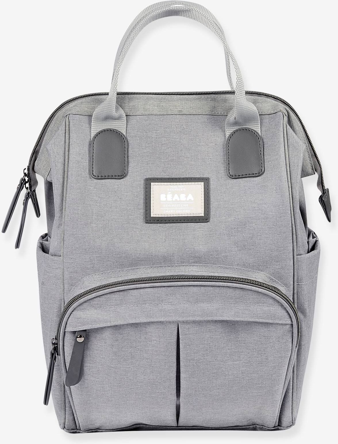 Mochila cambiador BEABA Wellington gris medio liso