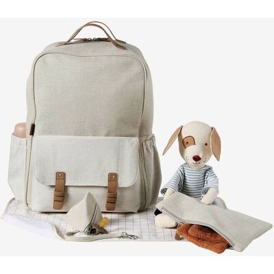 VERTBAUDET Mochila cambiador Bergen crudo VERTBAUDET Mochila cambiador Bergen crudo