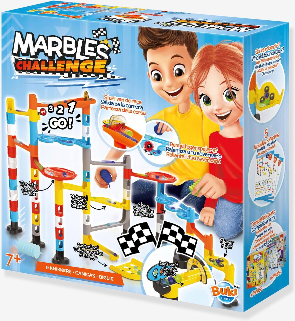 Laberinto de canicas Marbles challenge - BUKI rojo