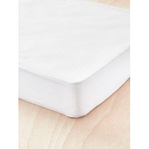 Protector de colchón transpirable Coolplus® blanco claro liso