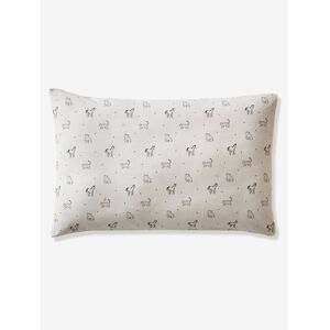 VERTBAUDET Funda de almohada para bebé, Pequeño Nómada blanco claro estampado