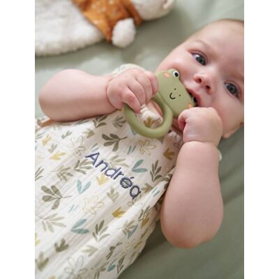VERTBAUDET Saco de dormir de verano de gasa de algodón personalizable BAYOU multicolor VERTBAUDET Saco de dormir de verano de gasa de algodón personalizable BAYOU multicolor