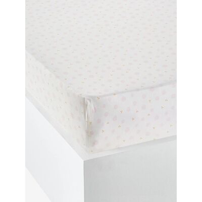 Vertbaudet Sábana bajera Conejito Romántico blanco - Ropa de cama Vertbaudet Sábana bajera Conejito Romántico blanco - Ropa de cama