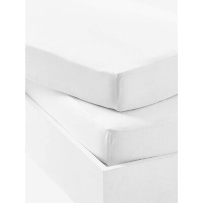 VERTBAUDET - Pack de 2 sábanas bajeras elásticas bebé VERTBAUDET - Pack de 2 sábanas bajeras elásticas bebé