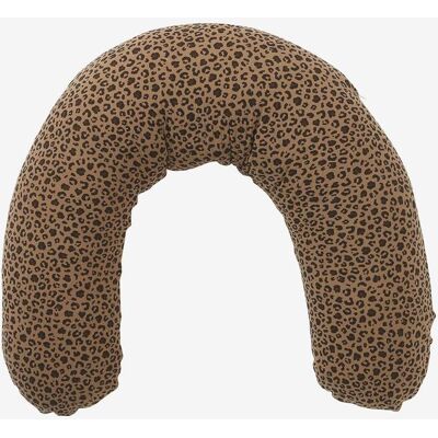 Cojín de lactancia de gasa de algodón con estampado de Leopardo ENVIE DE FRAISE beige Cojín de lactancia de gasa de algodón con estampado de Leopardo ENVIE DE FRAISE beige