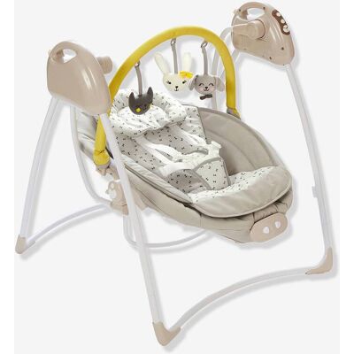 Balancín con arco de juegos Babyswing VERTBAUDET gris estampado Balancín con arco de juegos Babyswing VERTBAUDET gris estampado