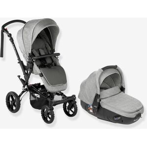 Silla combinada JANE Crosswalk + capazo coche Matrix Light 2 colección 2022 gris medio liso