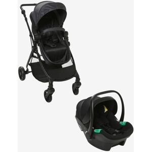 Silla de paseo Duo transformable «Libra» de Vertbaudet gris irisado